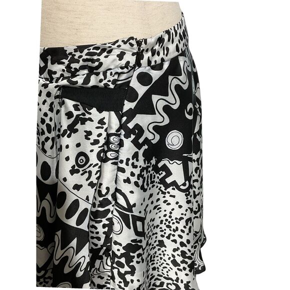 Lapis Layered Ruffle Skirt Animal Print Size L - Picture 7 of 10